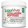 LiquiVive Collagen Powder Peptides - Hydrolyzed Keto & Paleo Protein Powder | Unflavored Grass Fed Amino Energy Supplement Drink for Vital Joint, Hair & Gut Health | Colageno Hidrolizado en Polvo