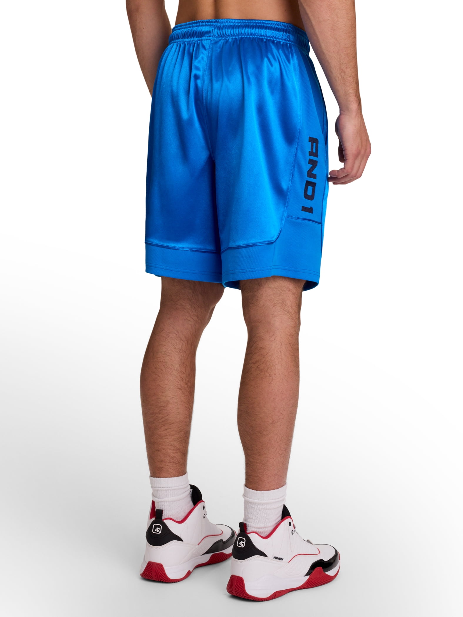 AND1 Men's and Big Men's All Court Short, 9" inseam, up to Size 5XL