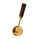 thumbnail image 3 of Cuchara medidora de acero inoxidable de 15 ml, herramientas de medición de cocina, agarre cómodo, madera Oro, 3 of 9