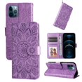 thumbnail image 3 of Funda tipo cartera GANGXUN para iPhone 12 Mini , diseño girasol, cuero PU, soporte, cierre magnético, tarjetero, 3 of 5