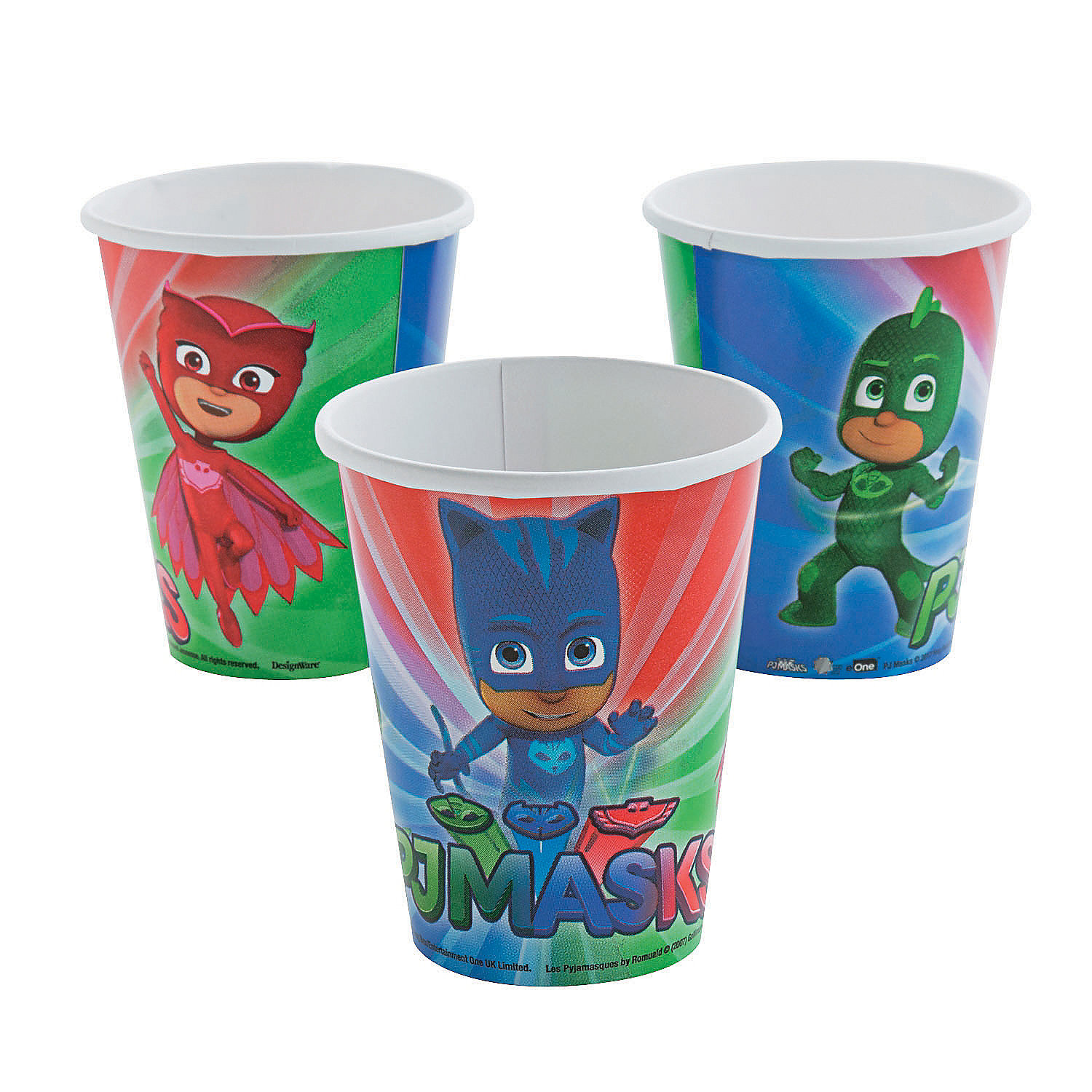 Pj Masks 9Oz Cups Party Supplies 8 Pieces