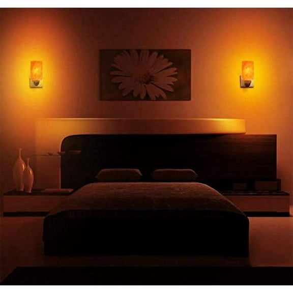 Himalayan Rock Salt Night Light Cylinder Shape 2Pack