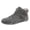Grey, variant on Womens Mens Winter Barefoot Boots Shoes Warm Minimalist Wide Toe Snow Ankle Booties(Khaki,7)
