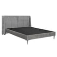 thumbnail image 3 of Box Base Cama Slim Individual + Cabecera Milán Gris oscuro, 3 of 11