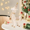 thumbnail image 4 of Grrvtrz Christmas Llama Decorations Desktop Ornaments Store Window Scene Decoration Holiday Props Dress Up,Decoration Supplies,Home Decor, 4 of 5