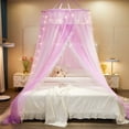 thumbnail image 3 of Dosel para Cama VETHIN Princesa para Niñas con Luces LED Morado, 3 of 7
