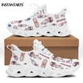 thumbnail image 1 of Zapatillas blancas de enfermera/aguja/termómetro clínico para mujer, zapatos planos con cordones, superligeros, unisex para adultos., 1 of 6