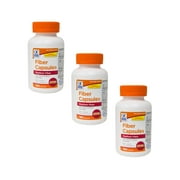 3 Pack Quality Choice Fiber Capsules 100% Natural Psyllium Husk 160 Each