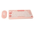 thumbnail image 1 of Wireless Keyboard Mouse Combo, 78 Keys Ergonomic  Computer Keyboard and Mouse Combo with Round Keycaps, Ultra Thin Keyboard Mouse Combo, 1 of 7