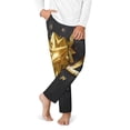 thumbnail image 2 of Wukai 2025 Happy New Year 1 Print Teenagers' Pajama Pant Sleep Pajama Lounge Pant PJ Bottoms with Pockets and Button Fly(Available in Big & Tall)-Medium, 2 of 6