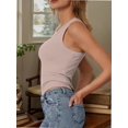 thumbnail image 5 of Crew Neck Tank Tops for Women Stretch Camisole Shirts, 5 of 5