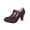 Black#summer heel sandals for women 2026, variant on Women Sandals Summer,Dressy Casual Mary Jane Pumps T-Strap Block Chunky High Heels Sandals Ankle Strap Buckle Close Toe Wedding Dress Evening Party Shoes Black,41