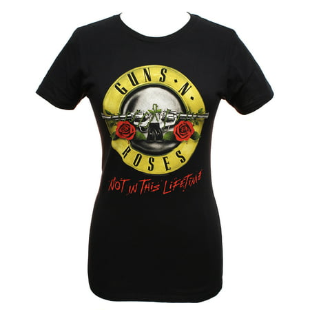 Guns N Roses T Shirt Not In This Lifetime Concert Tour Juniors Graphic
