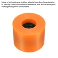 thumbnail image 3 of Unique Bargains Roues de Longboard 60mm Roues de Planche à Roulettes Roues de Rue pour Skateboards Roues de Cruiser 78A, Orange 4 Pack, 3 of 4