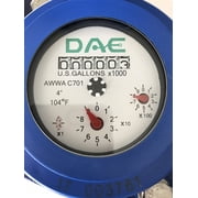 DAE WP-400P 4 Woltmann Helix Water Meter, IP68, Pulse Output, Gallon