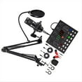 thumbnail image 5 of Micrófono de Condensador de Audio Profesional BM800 V8s para Podcasts con Tarjeta de Sonido para Grabación de Karaoke y Podcasts., 5 of 5