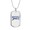 Military Chain (Gold), variant on Police Watch Your Six Dog Tag Necklace Stainless Steel 24" Chain Silver Tone or Gold Tone