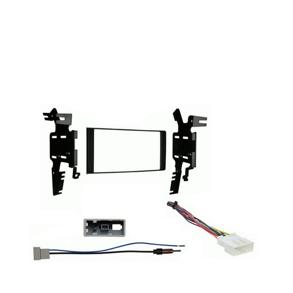 Fits Nissan Titan 2013-2015 Double DIN Stereo Harness Radio Dash Kit Excluding S