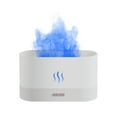 thumbnail image 1 of Difusor de aceites esenciales con forma de llama, difusor de aroma con luz de llama que cambia de 7 colores, humidificador de aire con protección de apagado automático sin agua para spa, oficina en, 1 of 7