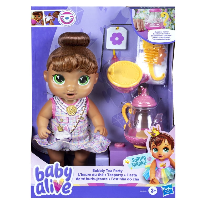 Baby Alive Bubbly Tea Party Sophia Sparkle Baby Doll photo 7