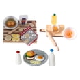 thumbnail image 1 of 1:12 Dollhouse Mini Miniature Cooking Baking Egg, Flour, Rolling Pin, Chopping Board, Baking Tray and Milk Playset Play, 1 of 9