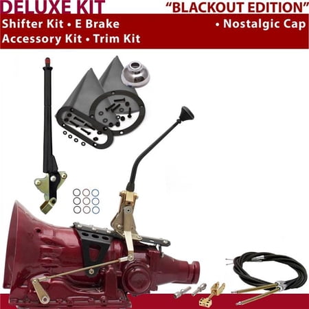 American Shifter 700R4 Shifter Kit 10 in. E Brake Cable Trim Kit for D7F23