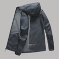 thumbnail image 2 of SUYIDA Men's Lightweight Outdoor Windbreaker Jacket Breathable Casual Sports Coat With Zipper Pockets Sun Protection Travel Cycling Wear, 2 of 4