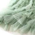 thumbnail image 5 of EHQJNJ Female Purple Skirt Women a Line Pleated Skirt Long Tutu Skirt Ruffle Mesh Vintage Calf Length Chiffon High Waist Bubble Skirt Denim Skirts for Women Pleated Skirts for Women Black Mid Length, 5 of 6