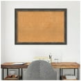 thumbnail image 2 of Amanti Art Natural Cork Board Framed Bark Rustic Char Narrow Bulletin Board 39 in. x 27 in., 2 of 8