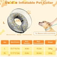 thumbnail image 2 of Bamboohart Dog Cone Collar  Inflatable Dog Recovery Collar for After Surgery with Anti-Licking Shield  Adjustable Size (L), 2 of 7