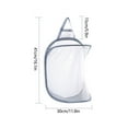 thumbnail image 3 of Harpily Mesh Laundry Small Laundry Baskets Wall Laundry Hamper Laundry Hamper Dirty Clothes Basket White Foldable Mesh Laundry Laundry Basket Dirty Clothes Storage Basket, 3 of 4