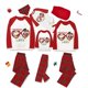thumbnail image 1 of Pijamas familiares navideños a juego, conjuntos de pijamas a cuadros blancos y negros, gafas de sol, Navidad en julio, 1 of 4