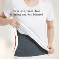 thumbnail image 5 of Winter Thermal Waist Support Elastic Abdomen Back Pressure Warmer Inner Wear Lumbar Support Belt Stomach Protector Wrap Band (Grey,XL), 5 of 7