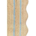 thumbnail image 4 of QUINCH Wave Edge Handwoven Area Rug Natural Fiber Farmhouse Boho Jute Rug, 4 of 4