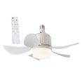 thumbnail image 1 of Moderno ventilador de techo con control remoto y luces LED regulables, 1 of 9