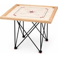 thumbnail image 6 of LIVEVIE Adjustable Carrom Board Stand, Foldable Metal Frame with Anti-Slip Rubber Feet, Height Adjustable Game Board Stand for Easy Storage and Setup, 6 of 8