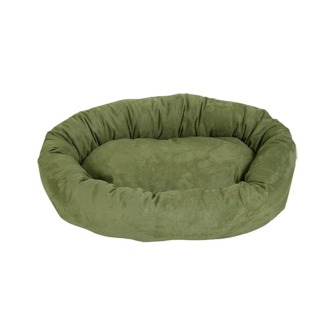 MesaSe Dog Bed Soft Comfortable Sleeping Mat Personalized Bedding Supportive Cushion Custom Embroidered Small Brown