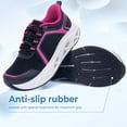 thumbnail image 6 of MAYKX Women’s Walking Shoes with Wide Toe Box & Arch Support, Orthotic Sneakers for Plantar Fasciitis, Breathable Mesh Rocker Sole Casual Shoes, 6 of 6