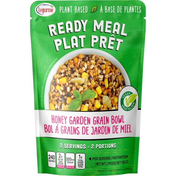 Legurme Plant Based Honey Garden Grain Bowl 150 gr, Honey Garden Grain Bowl
