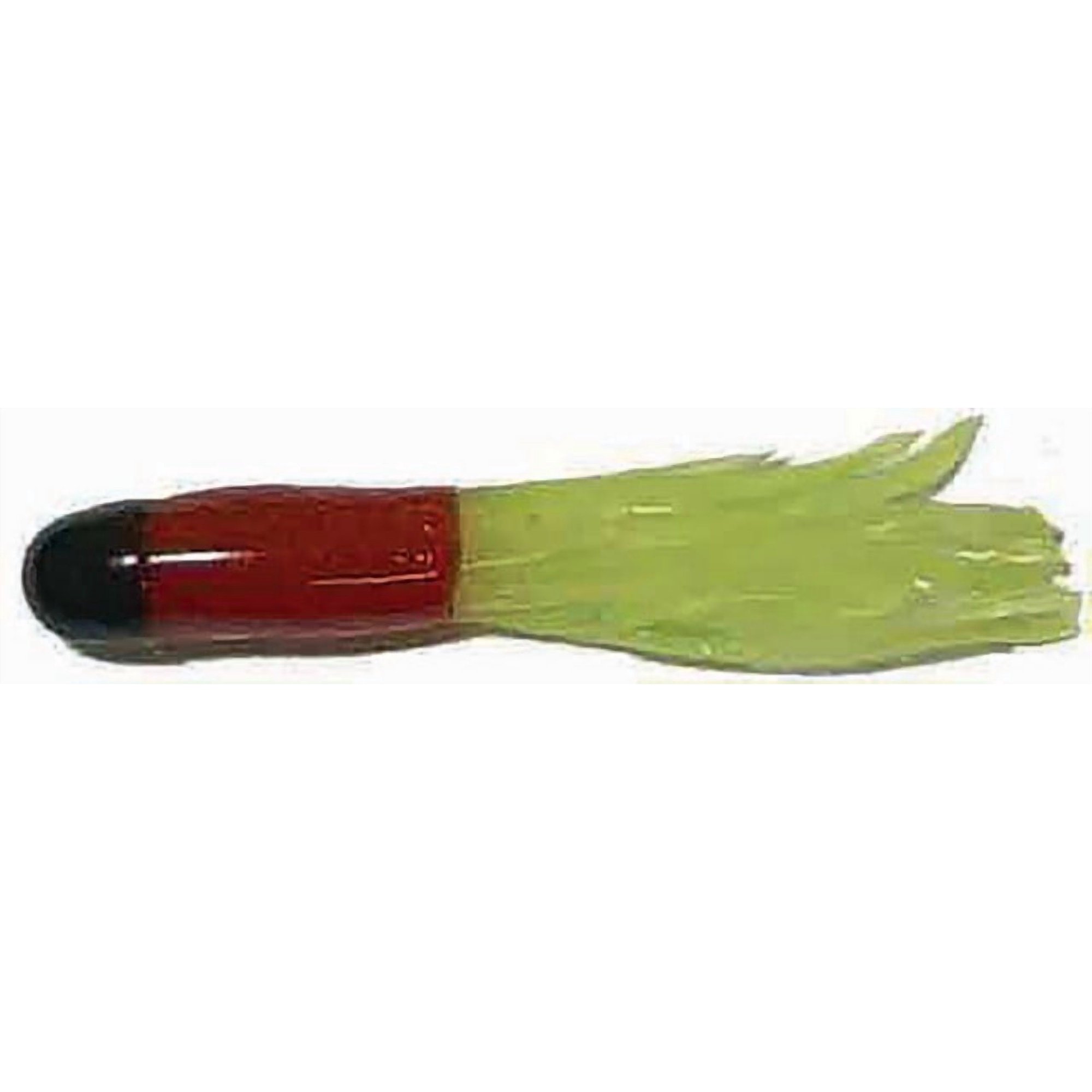 Big Bite 15CR3C01 1.5 Black/Red/Chart 3 Color Tube 10 Pack Soft Plastic Lure