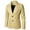 Beige, variant on dtydtpe blazer for men mens formal business dress wedding casual stretch slim button pocket classic fit blazer jackets for men