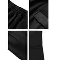 thumbnail image 4 of Generic Men's Cargo Fleece Sweatpants Casual Sports Slim Trousers Open Bottom Athletic Drawstring Tactical Pants Trousers, 4 of 7