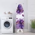 thumbnail image 3 of HELLHERO Ironing Board Cover with Purple flowers Pattern, 15x54 Inches Polyester - Cover for Ironing Board for Bedroom, Fashion Studio, Tailor Shop, 3 of 5