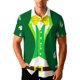 thumbnail image 2 of Ceisia St. Patrick's Day Men's Unisex Hawaiian Shirt | Summer Beach Casual Short Sleeve Button Down Gift Printed Top, 2 of 9
