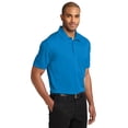 thumbnail image 4 of Port Authority Silk Touch Performance Pocket Polo-L (Brilliant Blue), 4 of 6