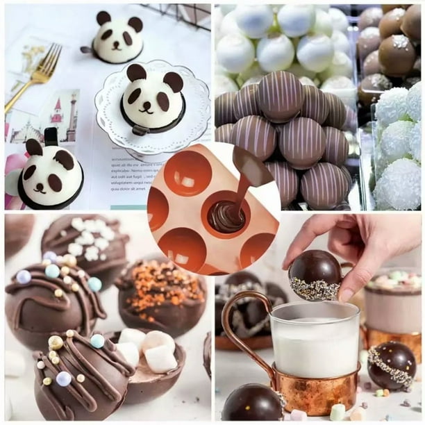 6 Holes Semi Sphere Chocolate Molds Dome Mold Half Ball Silicone