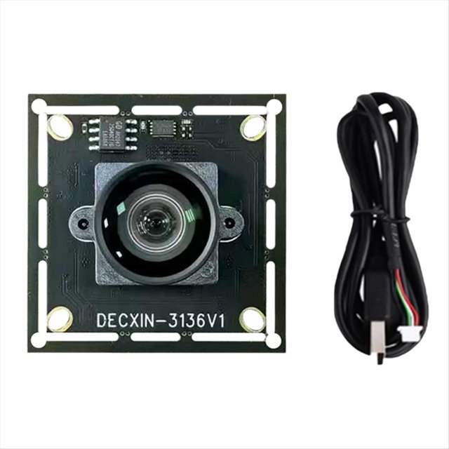 Módulo de Cámara USB 2.0 IMX577 de 12 MP, Gran Angular 4K/30 Fps Sin Distorsión de 100° para Videoconferencias y Reconocimiento .