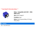 thumbnail image 2 of Relay - Compatible with 2001 - 2006 BMW 325Ci 2002 2003 2004 2005, 2 of 2