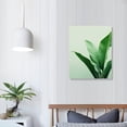 thumbnail image 4 of ONETECH Green Decor Plant Wall Art - Botanical Poster Minimalist Watercolor Tropical Painting Banana Palm Leaves Art Monstera Print Leaf Canvas Pictures Home Bathroom Living Room Modern Artwork, 4 of 5