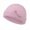 05#Light pink, variant on Unisex Fashion Ribbed Knit Cuff Beanie Hat, Metal Ring Pin Decor Slouchy Cap Winter Vintage Holey Streetwear Hat Royal Blue One Size